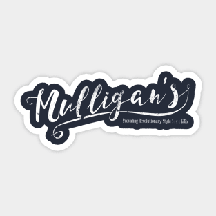 Mulligan's Finery Sticker